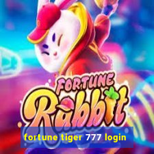 fortune tiger 777 login